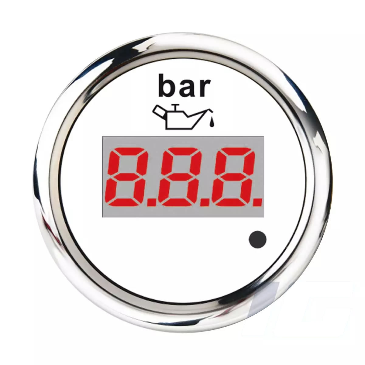 Marine oil pressure gauges